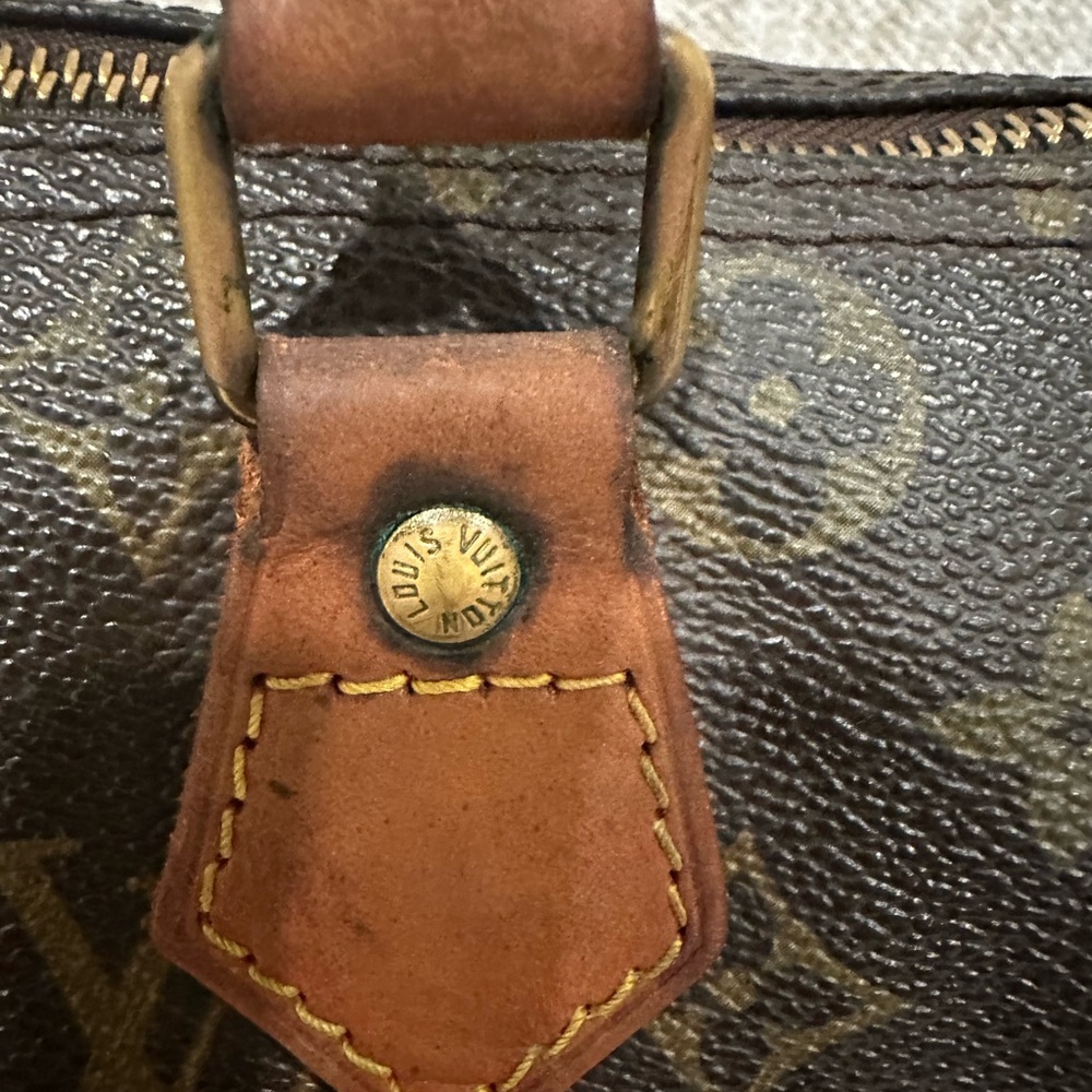 🔥SALE🔥 💎VINTAGE 1991 Louis Vuitton Speedy 30 w/COA, Lock, dusty and gift - Picture 11 of 16